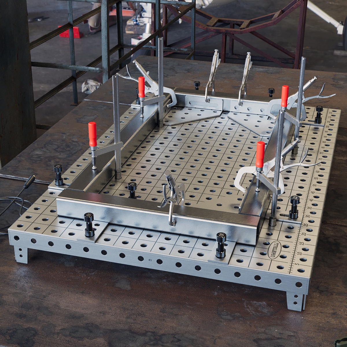 Arbetsbänk Top MasterPlat MAX 1200x800 6mm med hörnfästen