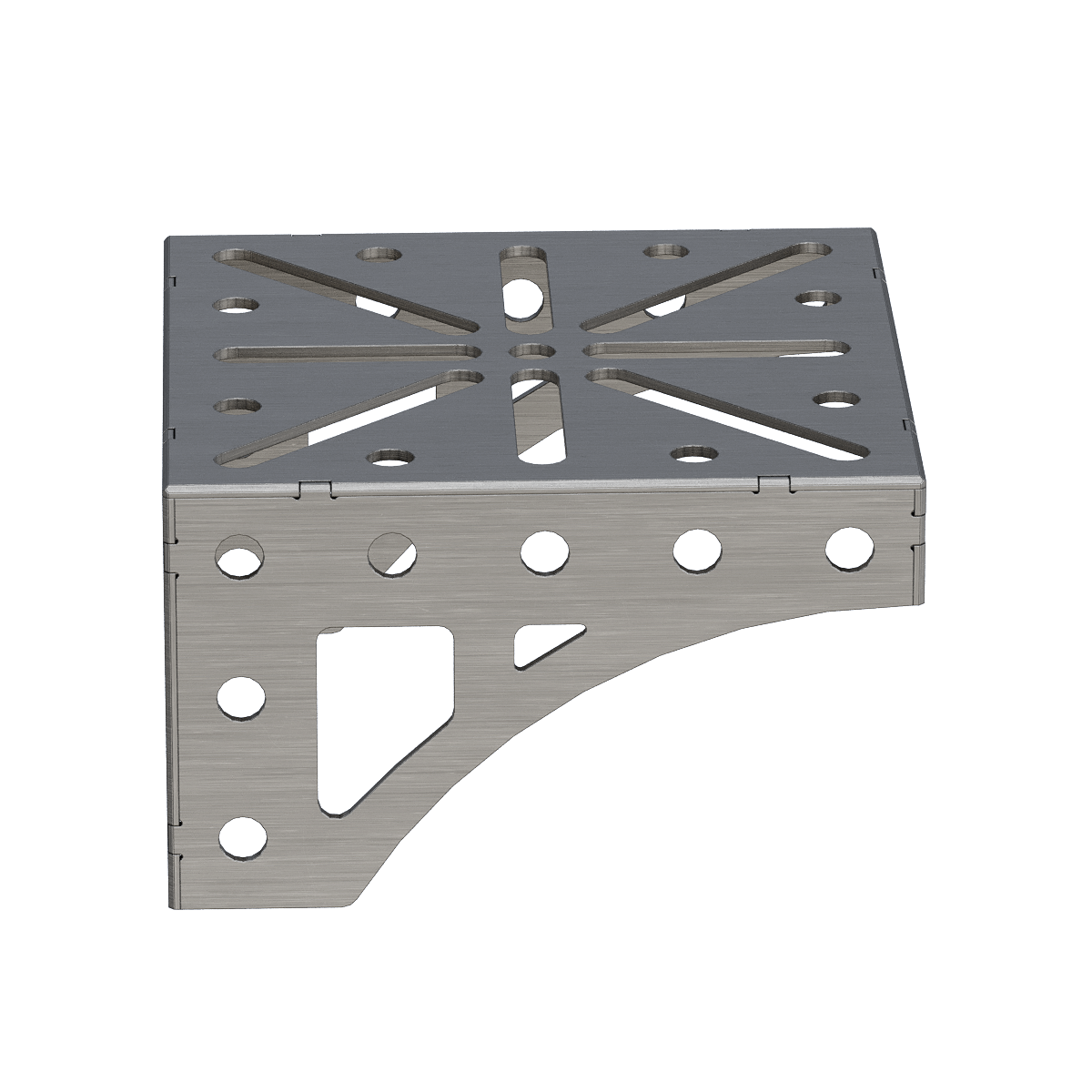 Vise Mount 01 250х250х150 4 mm Workbench Extension