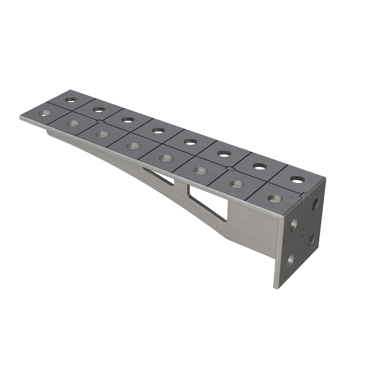 Hitsauspöydän jatke 400x100x100 6 mm