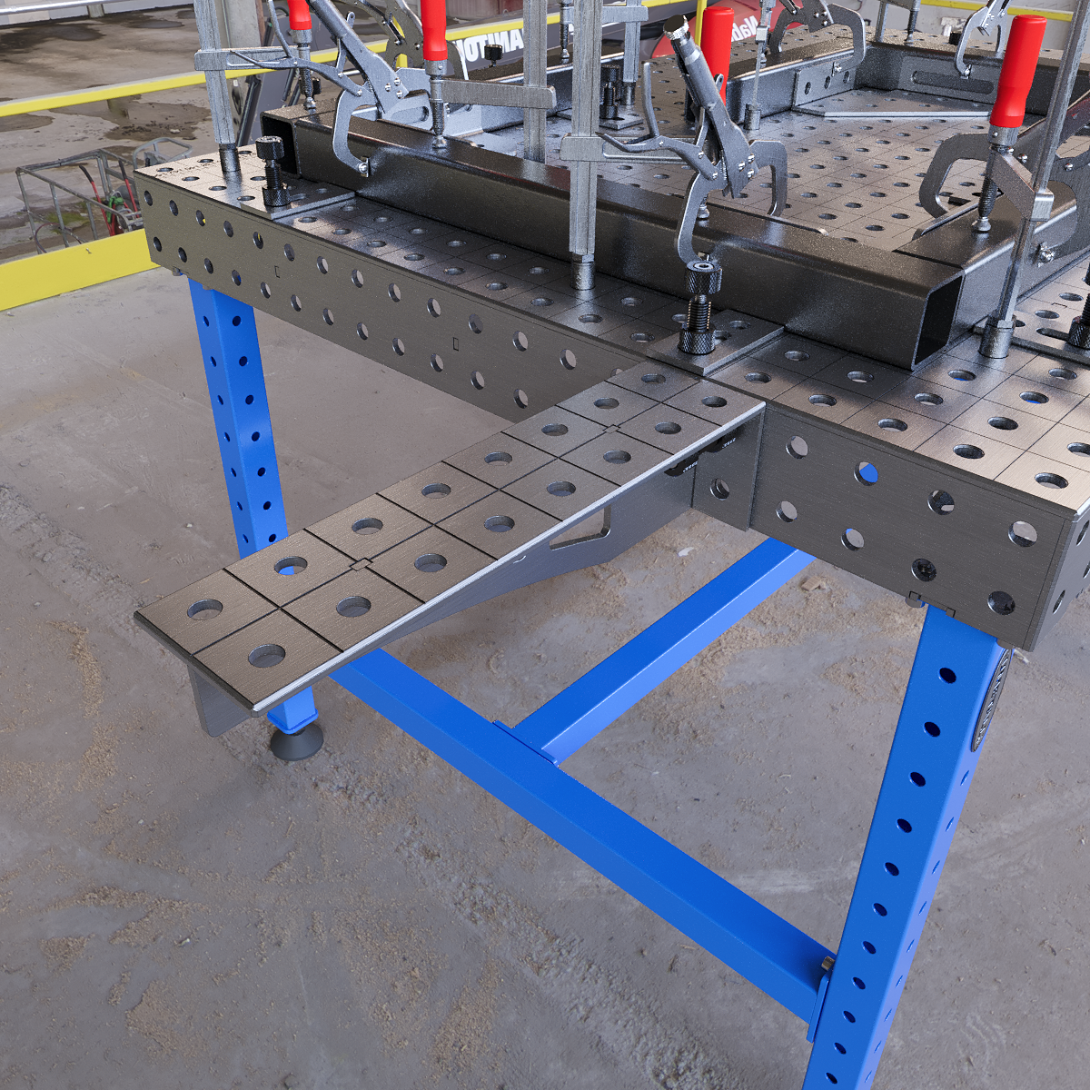Hitsauspöydän jatke 400x100x100 6 mm