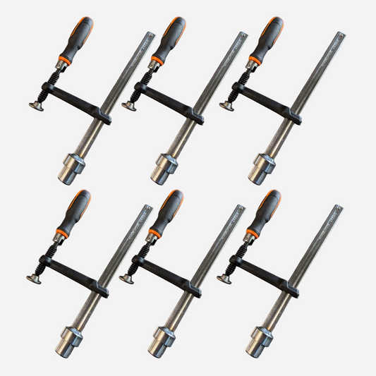 6-piece Fastening Clamp PRO 120x300 Ø28 Set