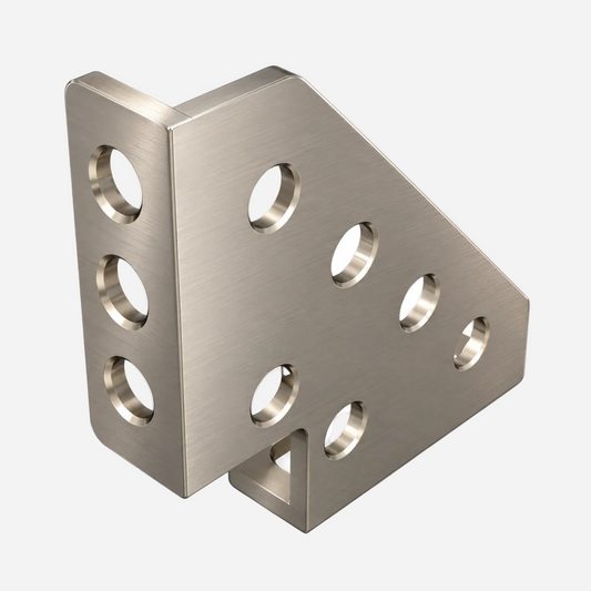 Clamping Square Right 250x250x60 Ø28 10 mm