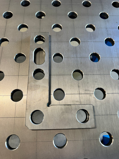 Litteä kulma 150x250 mm Ø28 10 mm