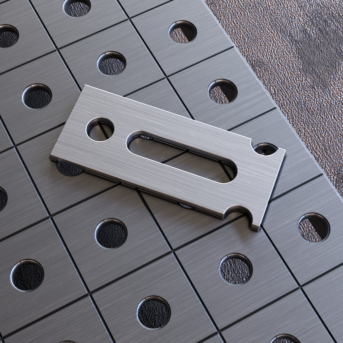 Stoppstång 125x50 6 mm