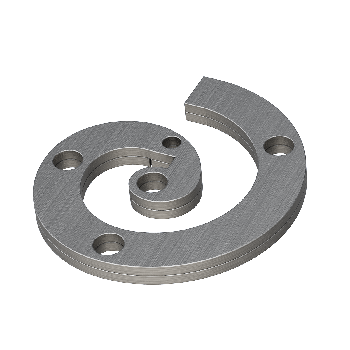 Template for bending metal items 01
