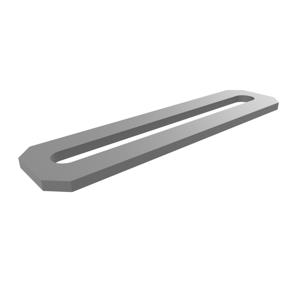 Umetalli verkkokauppa Universal Stop Bar 200x50 6 mm Umetalli Accessories Stop Bar